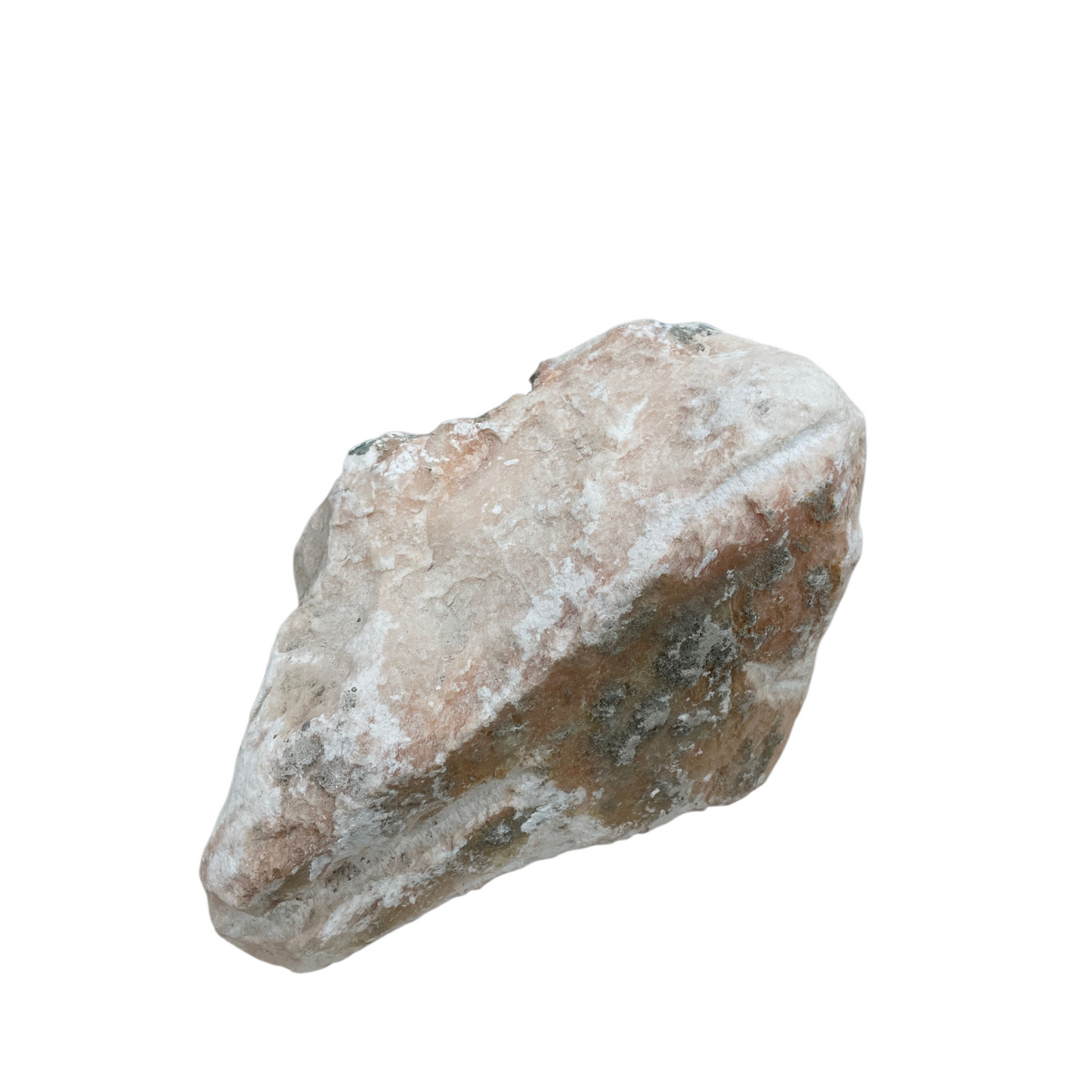 36lb Translucent Peach Alabaster 14x9x6 APT1048