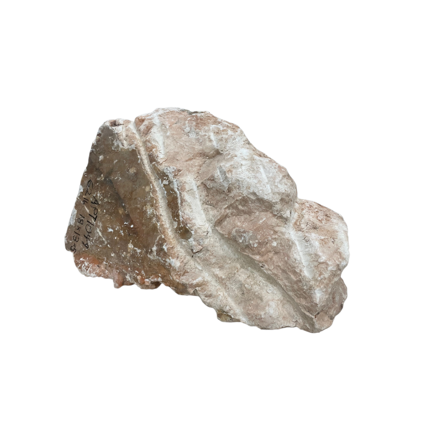 62lb Translucent Peach Alabaster 18x13x5 APT1049