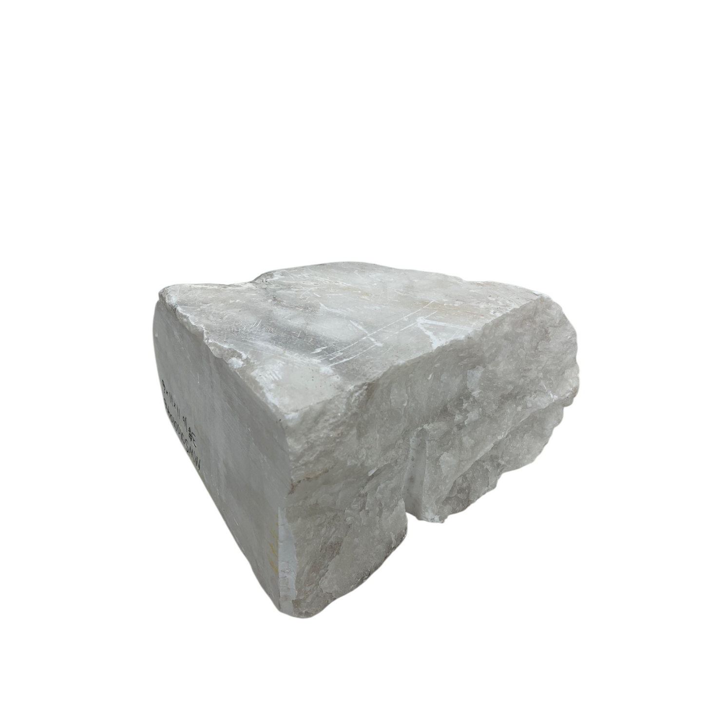 38lb Mario's White Translucent Alabaster 11x11x6 MWS01001046