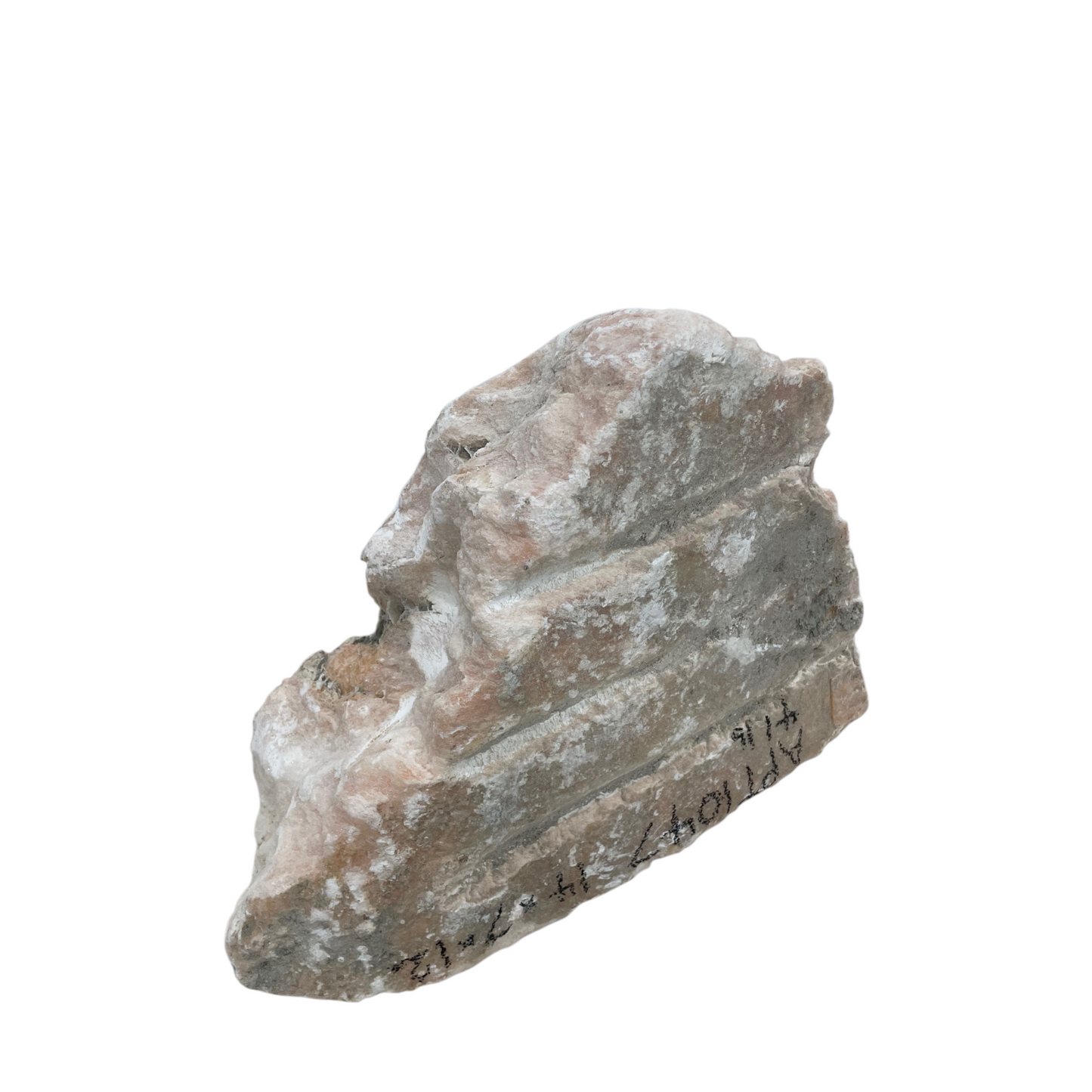 41lb Translucent Peach Alabaster 14x7x12 APT1047