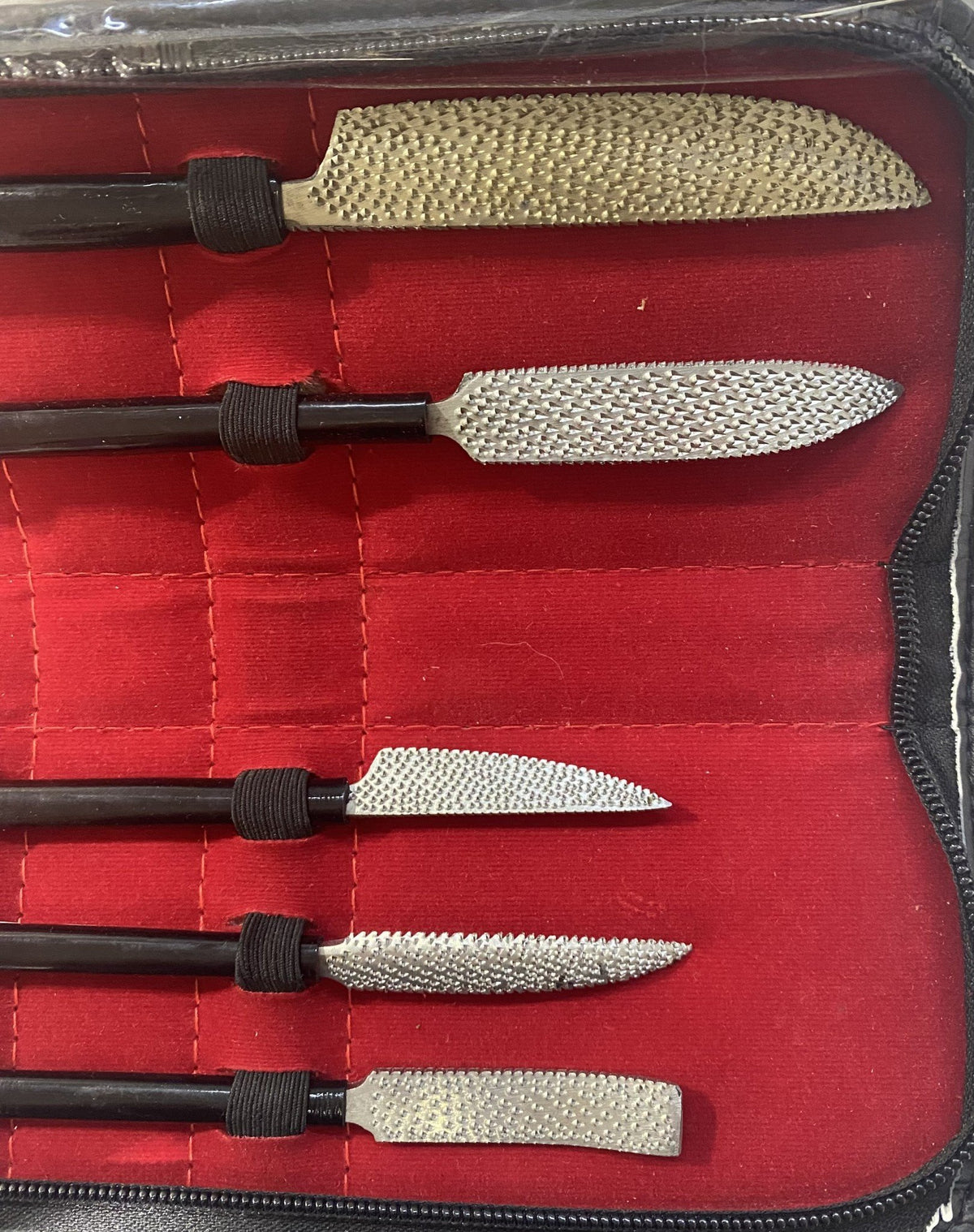 Caselli Rifflers Stainless Steel Rifflers Set of 5 – The Compleat Sculptor, Inc