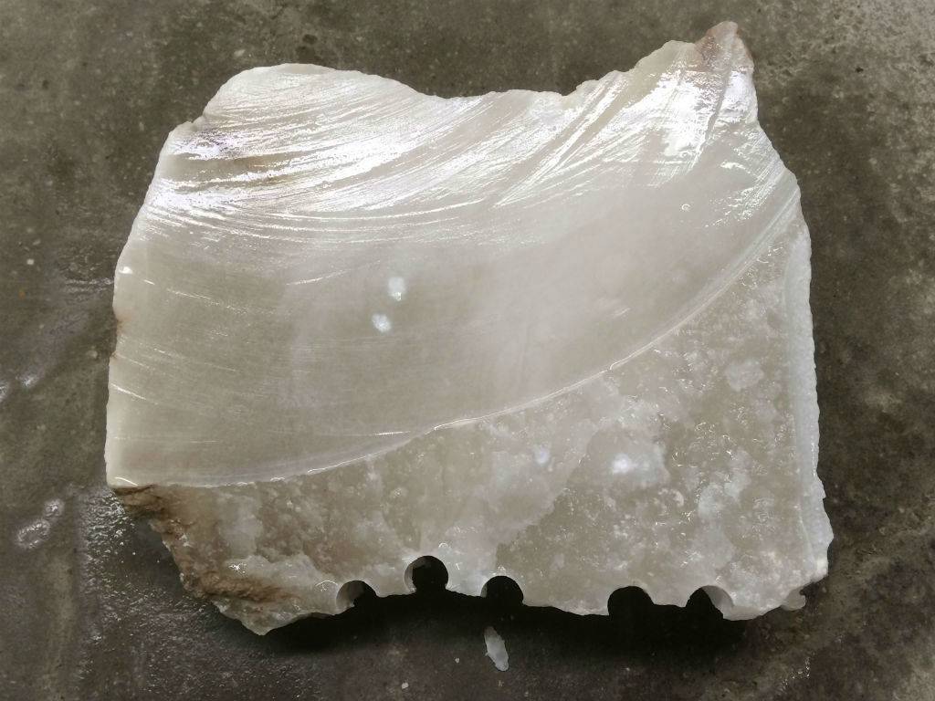 Mario's Italian White Translucent Alabaster Boulder Per Pound