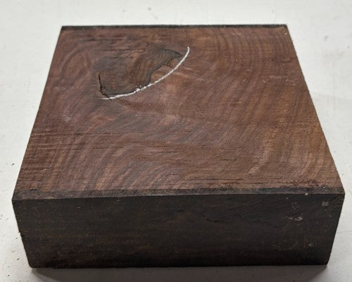 Figured Indian Rosewood Block 6"x6"x2"