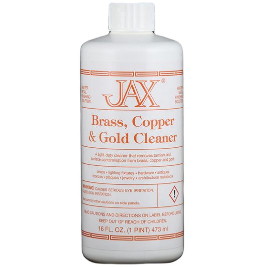 Pinta limpiadora de latón, cobre y oro Jax