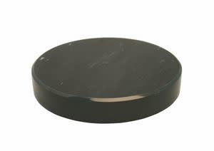 Base de mármol redonda negra de 6" de diámetro x 1 1/2" #991020
