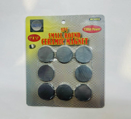Round Ceramic Magnets 1in (8pc)