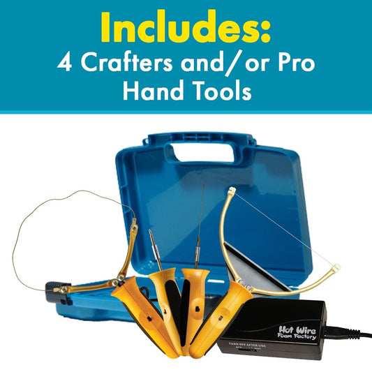 K47 Pro 4-in-1 Kit (Freehand Router, Engraver, Sculpting Tool & 4" Hot knife)