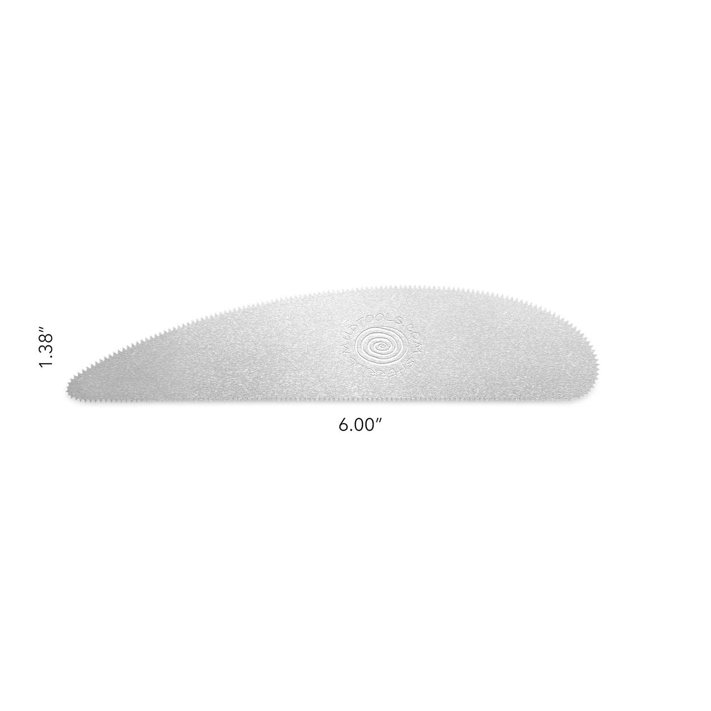 Mudtool Long Scraper Stainless Ribs