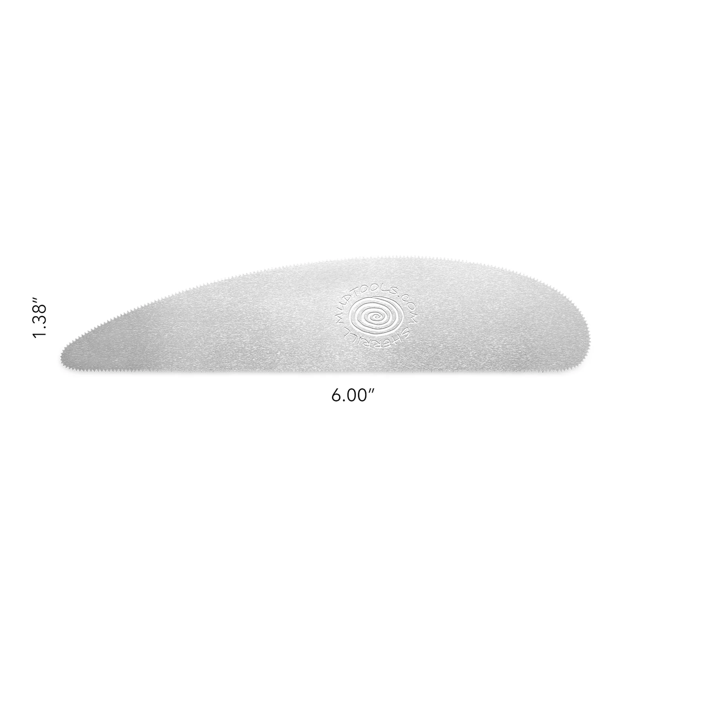 Mudtool Long Scraper Stainless Ribs