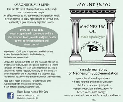 Magnesium Oil Rub 4 oz.