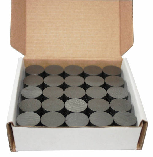 100 pcs Ceramic Magnets - Tiny 18 mm (.709 inch) Round Disc