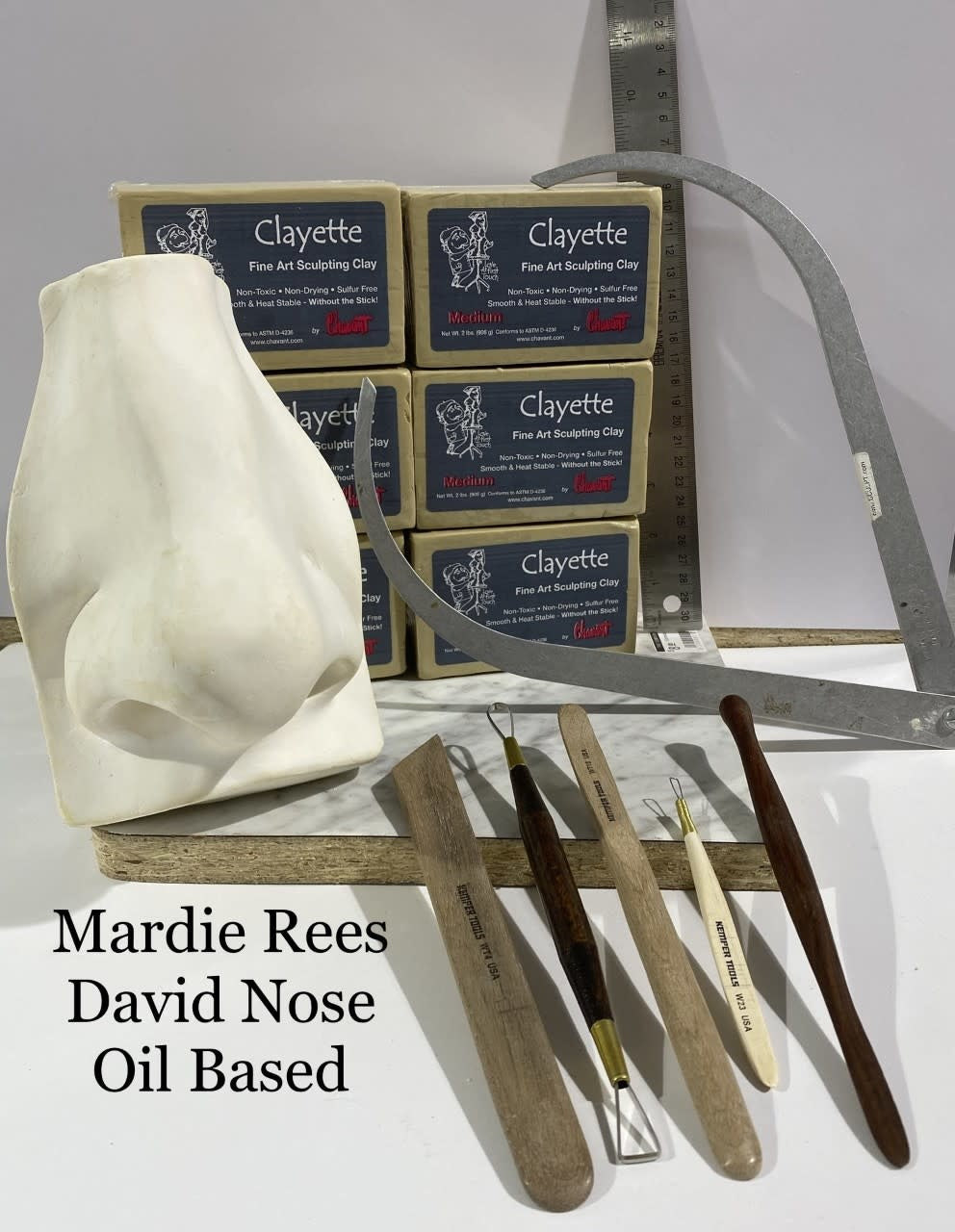 Mardie Rees David Nose Sculpting Kit - Oil Based