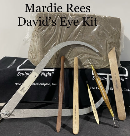 Kit para esculpir ojos David de Mardie Rees - A base de agua