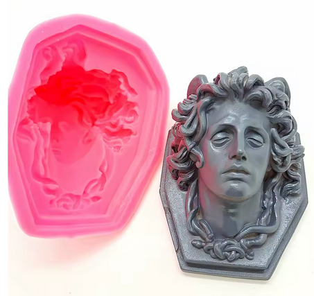 Medusa Silicone Mold 4x3x3