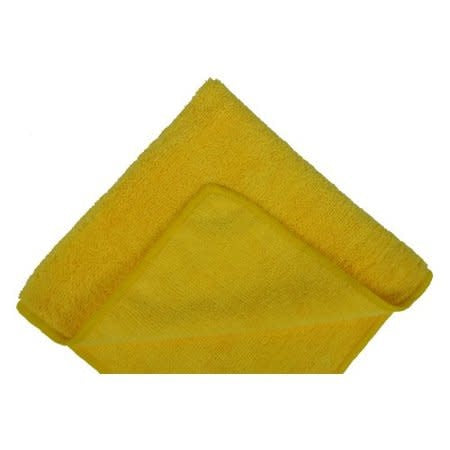 Microfiber Cloth Towel Yellow 2 Pack