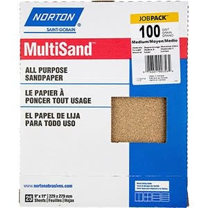 Multisand Aluminum Oxide 100C 9"x11" 25pk