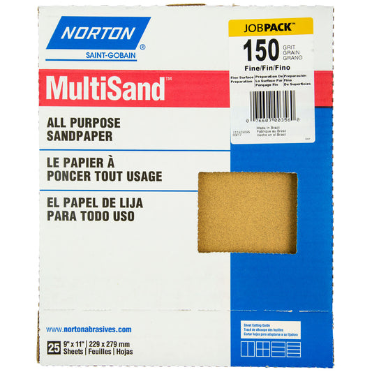 Multisand Aluminum Oxide 150C 9"x11" 25pk