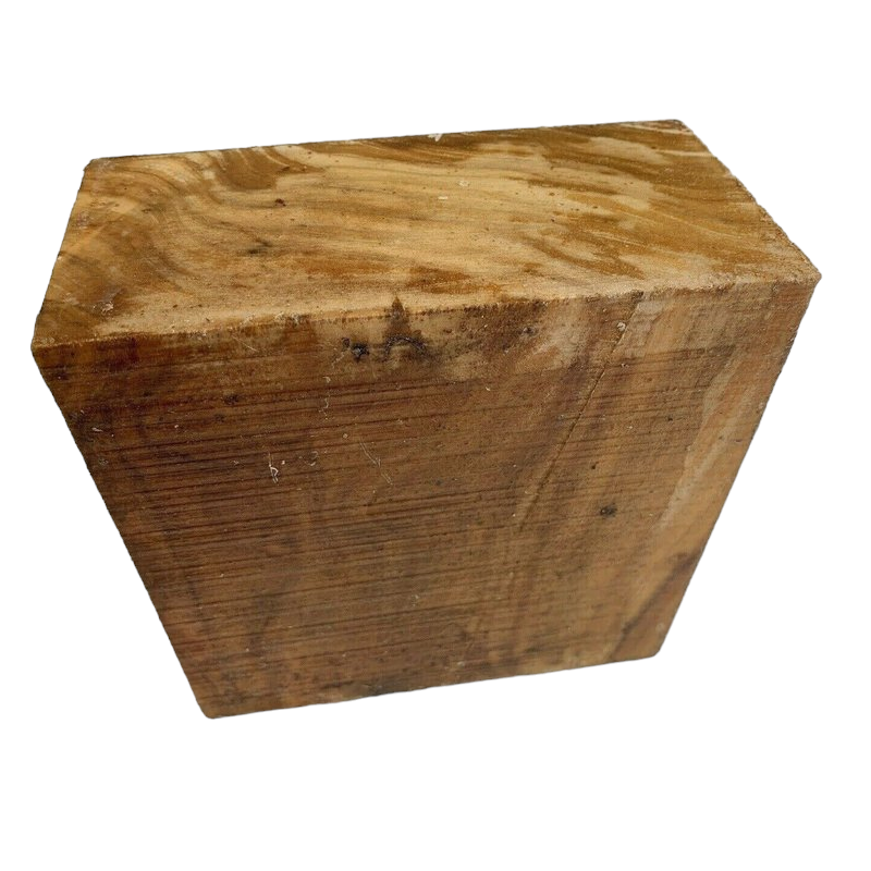 Bloque de madera de olivo italiano 8"x8"x4"