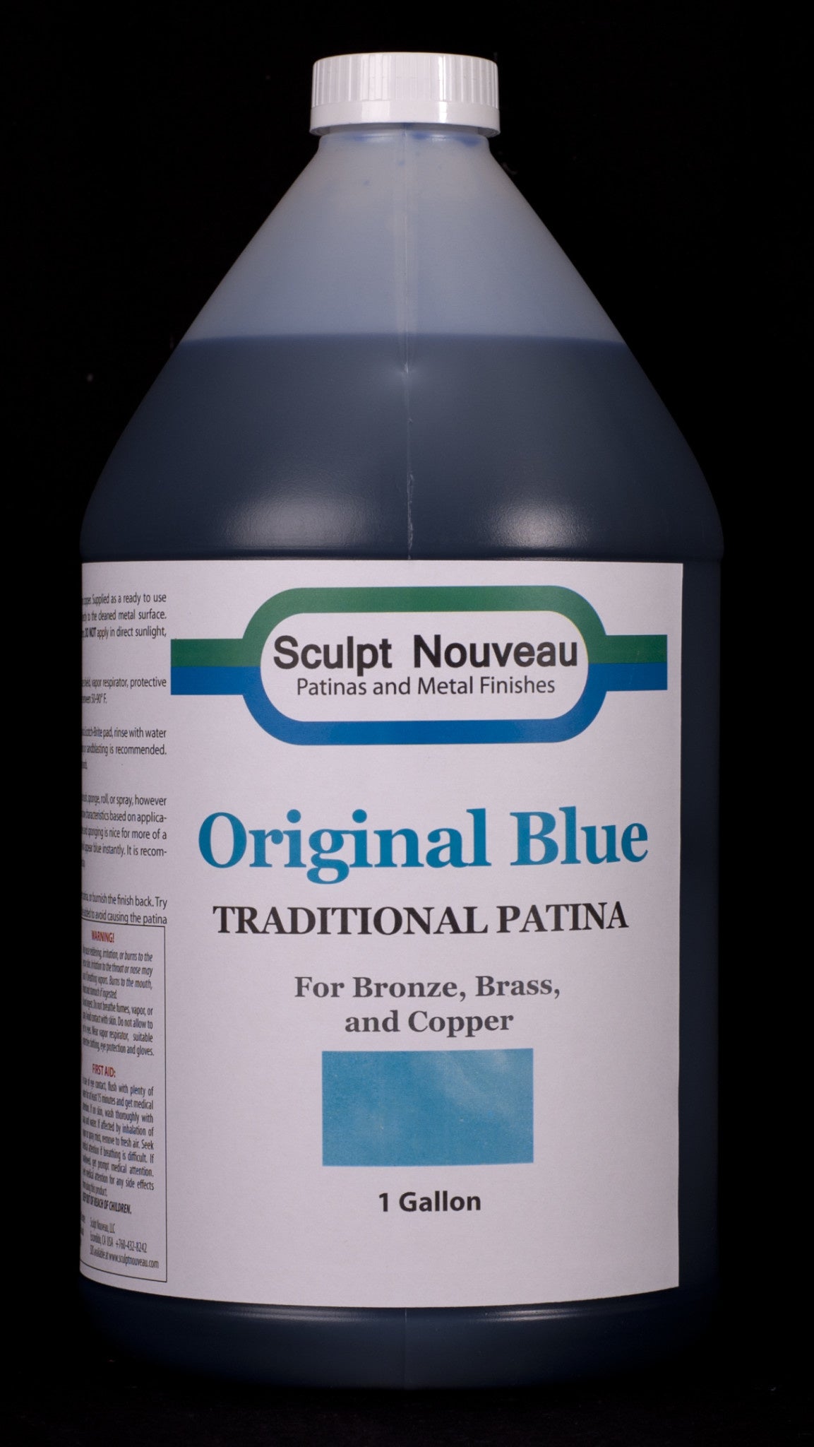 Traditional Original Blue Patina