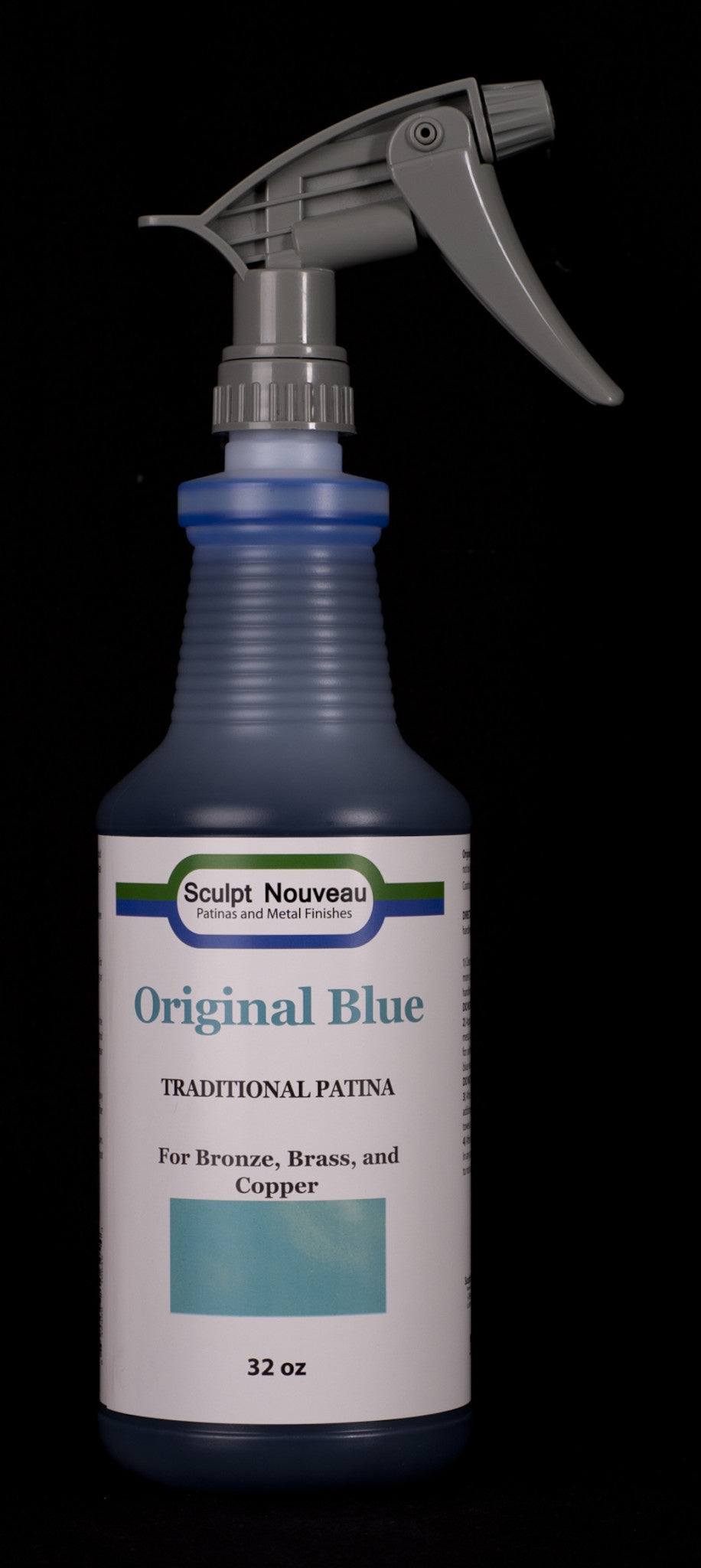 Traditional Original Blue Patina