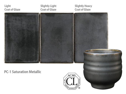 High Fire Potters Choice Glaze Saturation Metallic PC-01