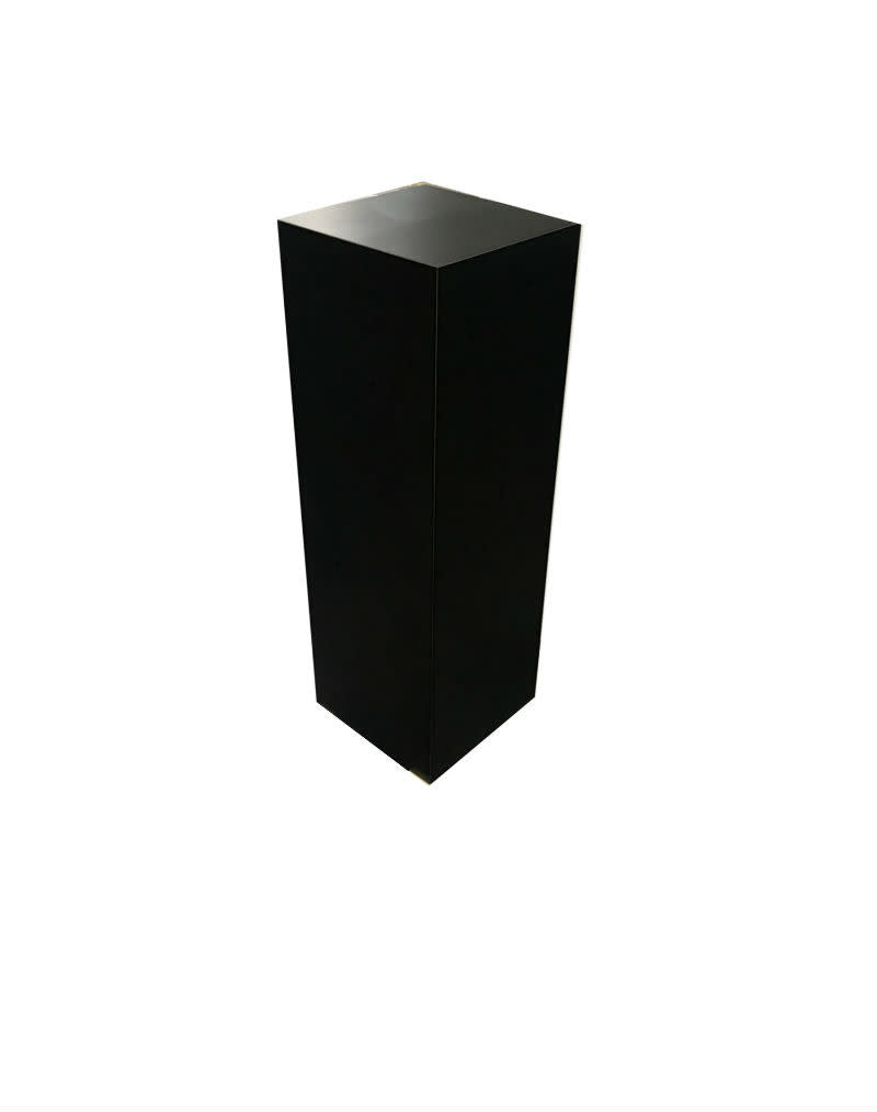 Formica Pedestal 12x12x36 Black Matte