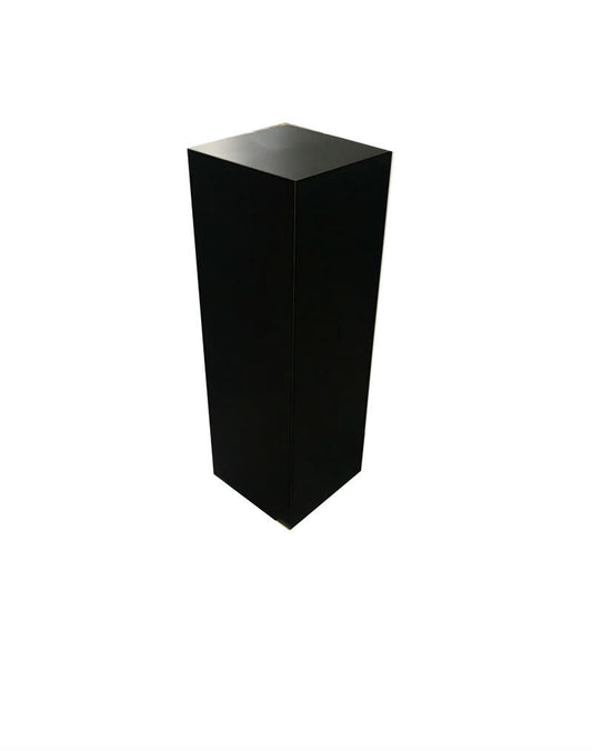 Pedestal Formica 15x15x36 Negro Mate