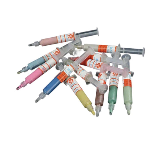 Diamond Lapping Pastes 5g set of 12 Syringes