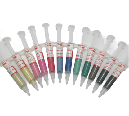 Diamond Lapping Pastes 5g set of 12 Syringes