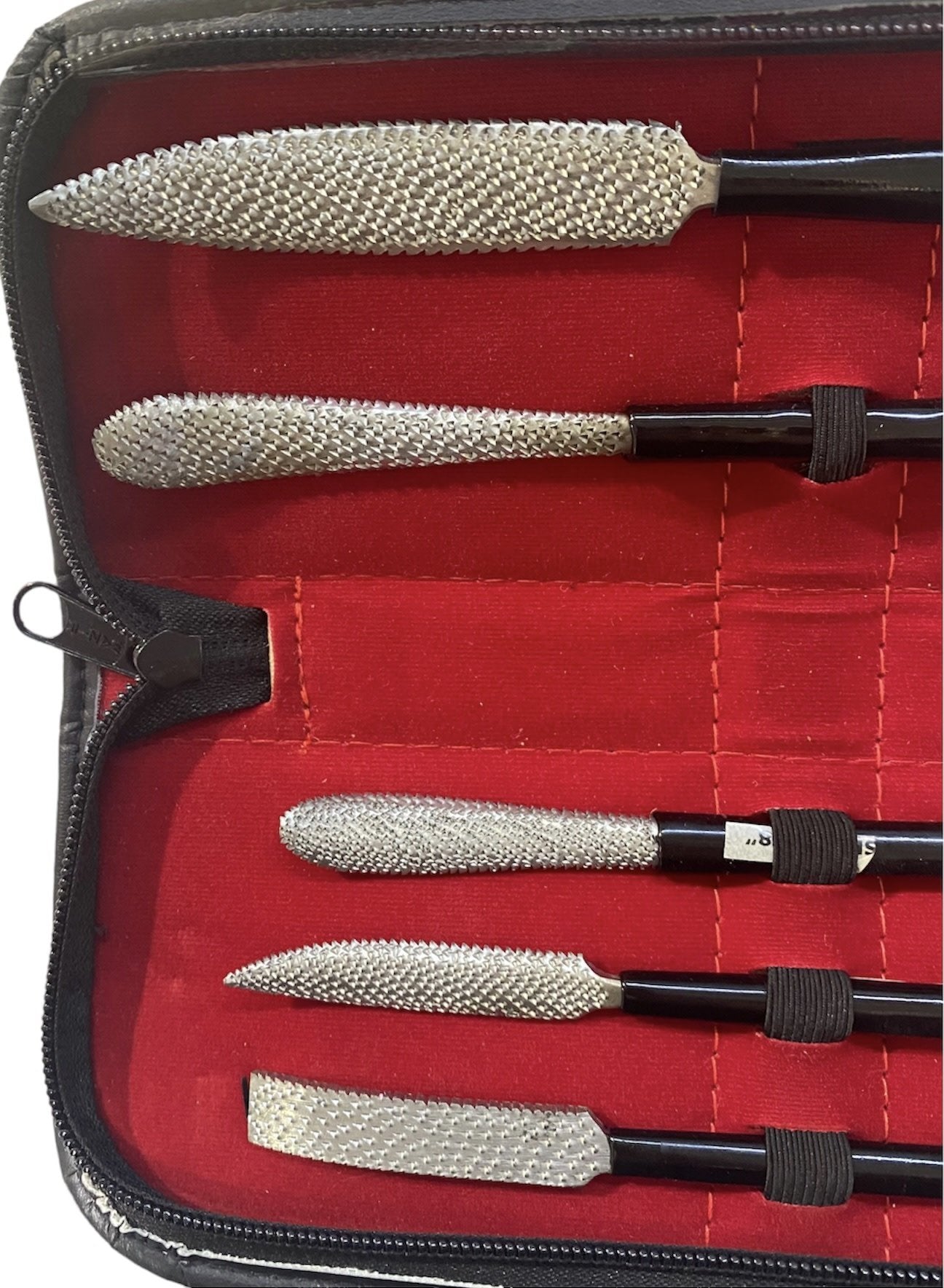 Stainless Steel Rifflers Set of 5 – The Compleat Sculptor, Inc