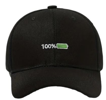 Caps: Black 100%