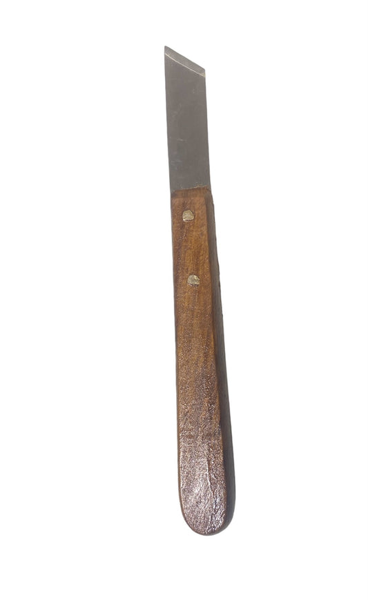 Soapstone Carving Knife - Straight Angled Blade