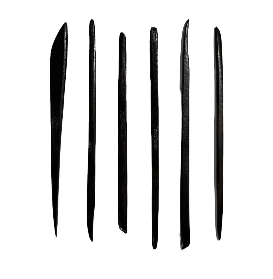 Handmade Ebony Detailing Tool Set 6