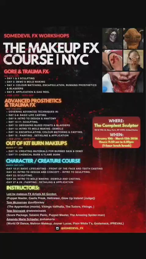 26021029 The Makeup FX 29 Day Course NYC