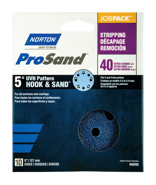 Pro Sand Hook and Sand 40 grit 5"x 5 and 8 10 pack