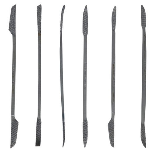 Italian Fine Detailing Steel Rasps - Set of 7 Rasps