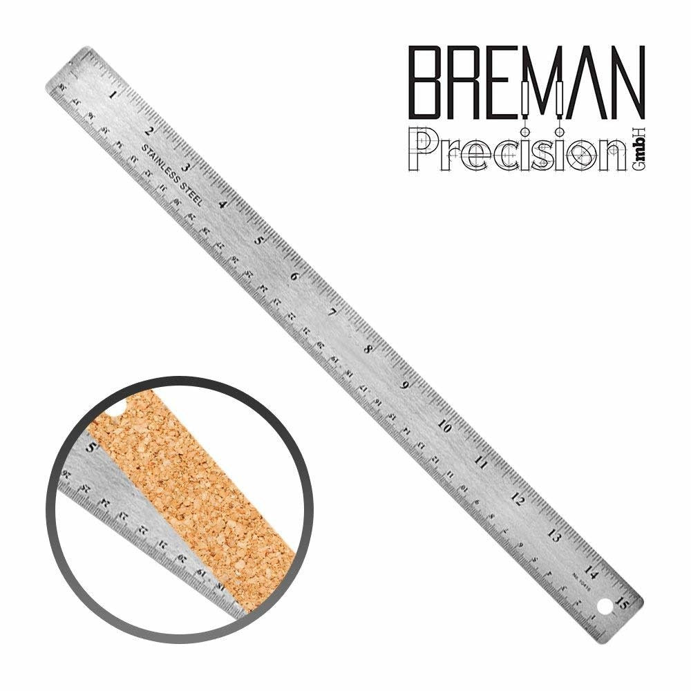 12 Inch Stainless Steel Metal Ruler