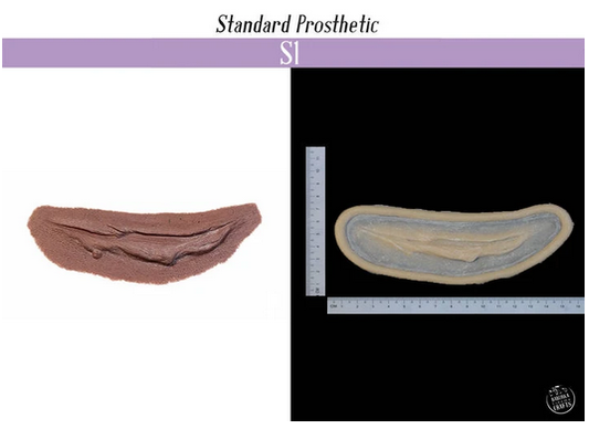 Garganta cortada - Molde protésico de silicona S1