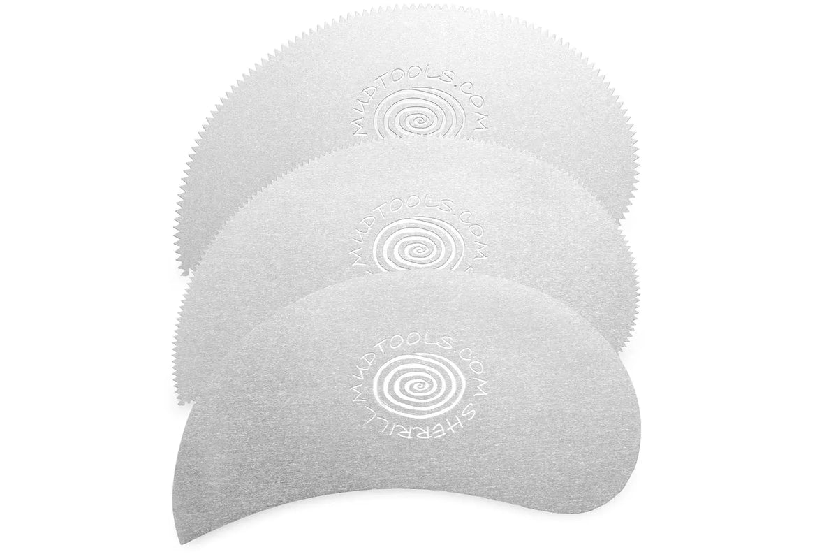 Metal Rib Scraper Mudtool Paisley Scraper Stainless Ribs – The Compleat Sculptor, Inc