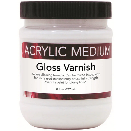 Acrylic Varnish Gloss Medium 8oz