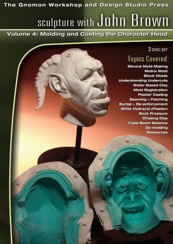 Molding/Casting Head Sculpture John Brown DVD #4