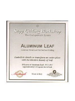 Aluminum Leaf Book 25 Sheets