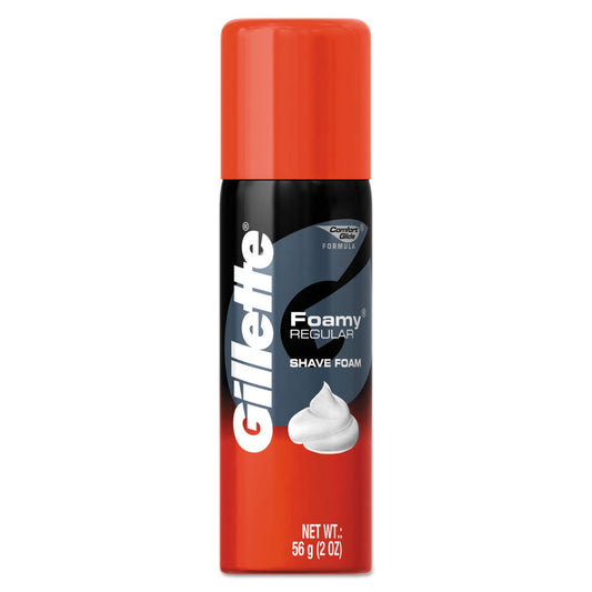 Gillette 14501 Foamy Shave Cream 2 oz Aerosol