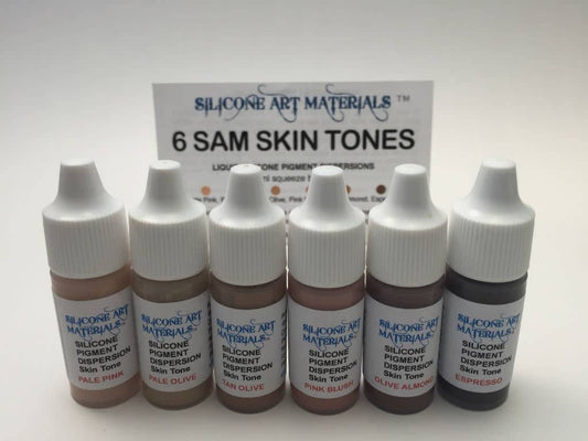 Silicone Dispersion Skin Tone 7ml Set (6 Skin Tones)
