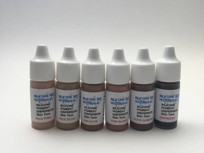 Silicone Dispersion Skin Tone 7ml Set (6 Skin Tones)