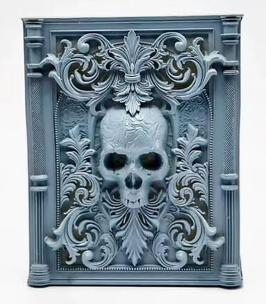 Skull Panel Silicone Mold 4x3x1/2