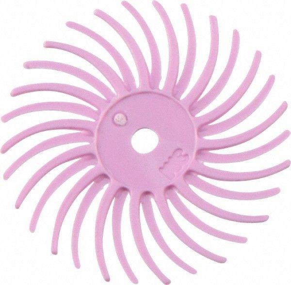 Disco de cerdas radiales Scotch-Brite™ de piedra pómez rosa de 9/16'' (paquete de 48)