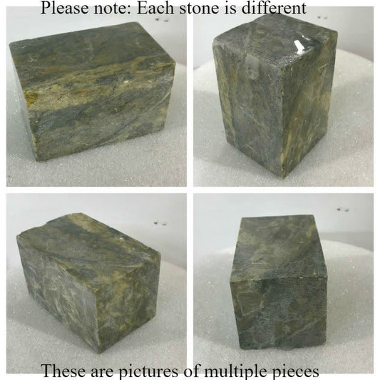 Indian Brown Soapstone 4lb Block 3x3x4.5