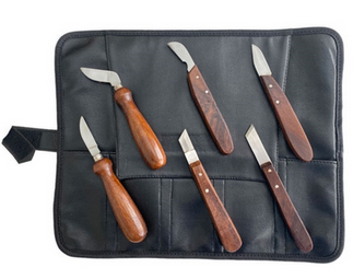 Soapstone Carving Knife Set - 6 Knives