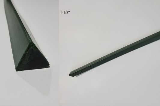 Wax Sprue Green Triangle Solid  1-1/8" 62lb Case